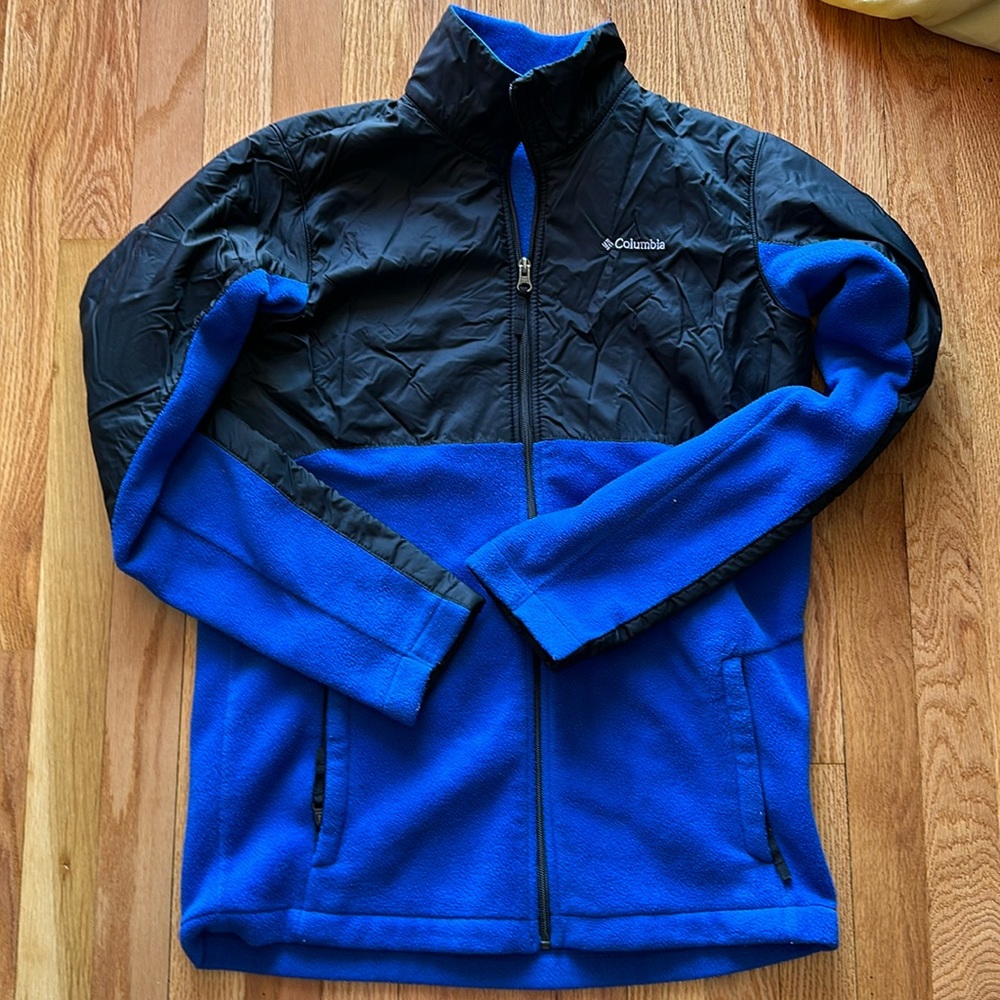 Blue Columbia fleece jacket